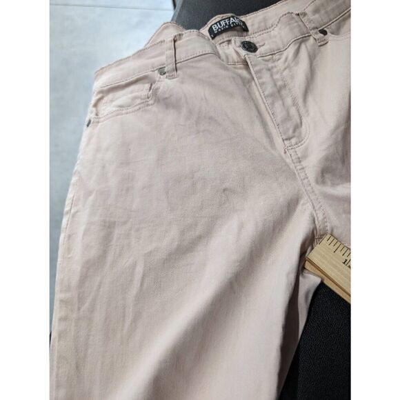 Buffalo David Bitton Jeans Daily Mid Rise Stretch Skinny Ankle Grazer Cream Wome - Picture 8 of 8